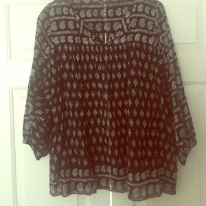 Paisley printed tunic